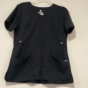 Adar Pro Scrub Top. Excellent pre~loved condition. Rich Black Scrub Top